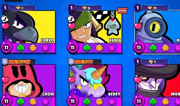 Conta Brawl Stars 62k troféus + TODOS brawlers (101/101) + skins raras