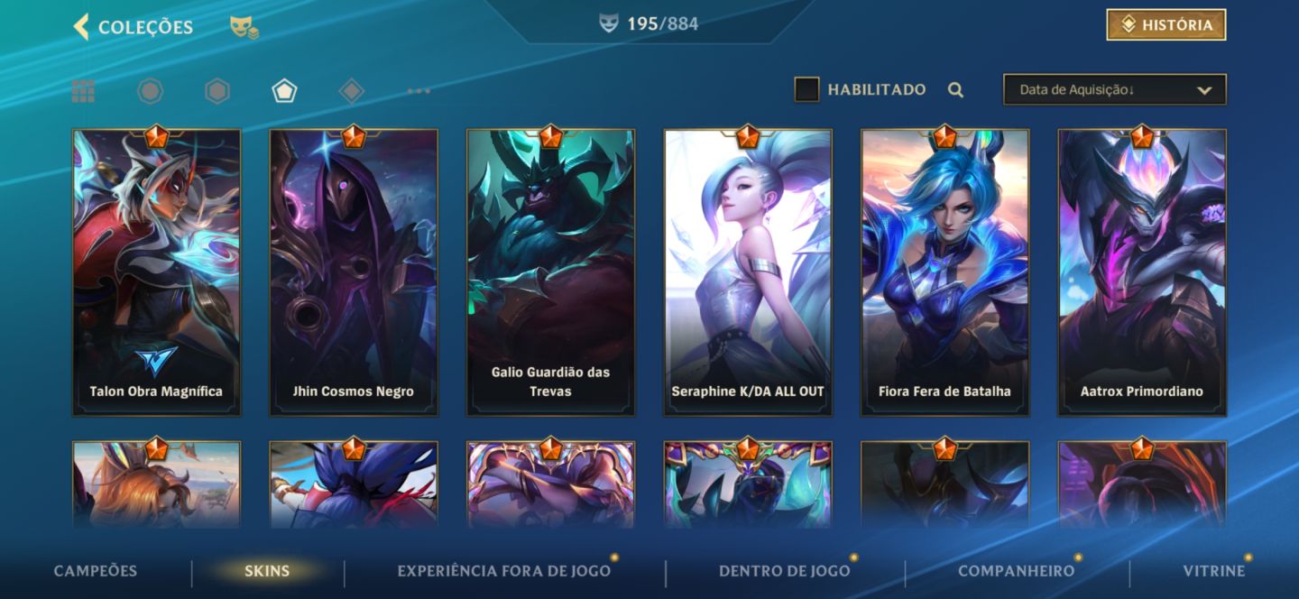 Conta Wild Rift-6 Chromas