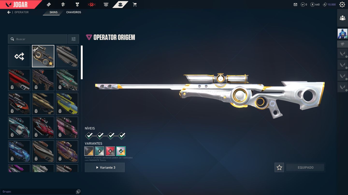 CONTA VALORANT DIAMANTE 1 COM SKIN DE FACA,VANDAL, PHANTOM E OPERATOR