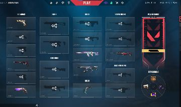 CONTA VALORANT COM SKINS - PLATINA 2