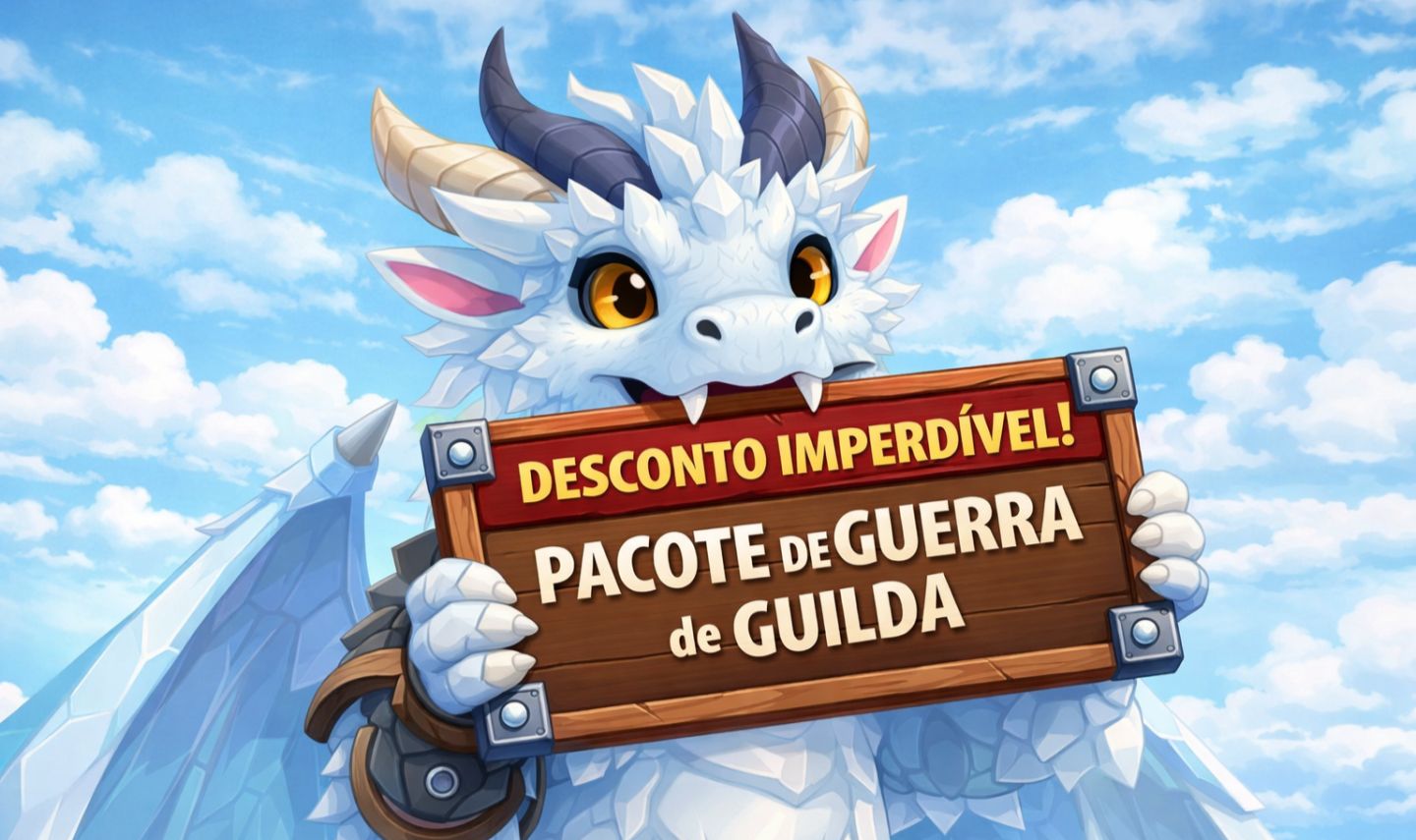 Pacote Guerra de Guilda | 40% OFF | Dragon Adventures
