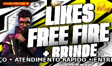 LIKES FREE FIRE VIA ID [1500 POR APENAS 5 REAIS] + BRINDE - MENOR PREÇO !!