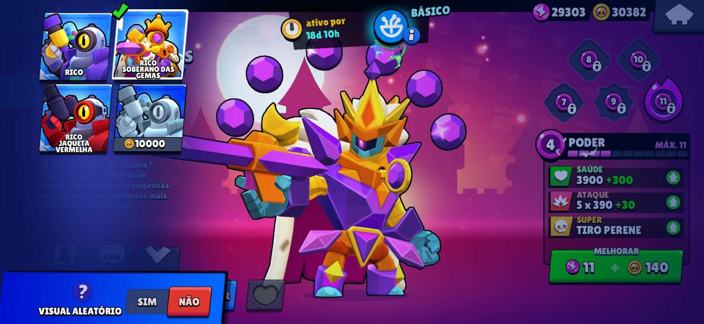 CONTA BRAWL STARS 2019 COM SKINS EXCLUSIVAS