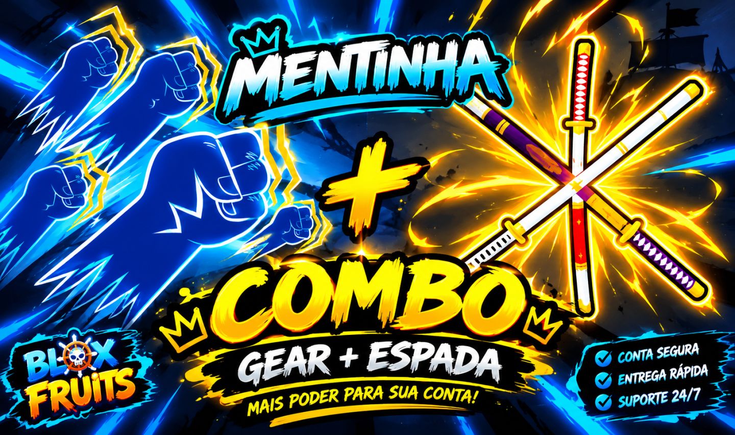 CONTAS BLOX FRUITS | GOD + TTK / GOD + CDK | ENTREGA AUTOMÁTICA /