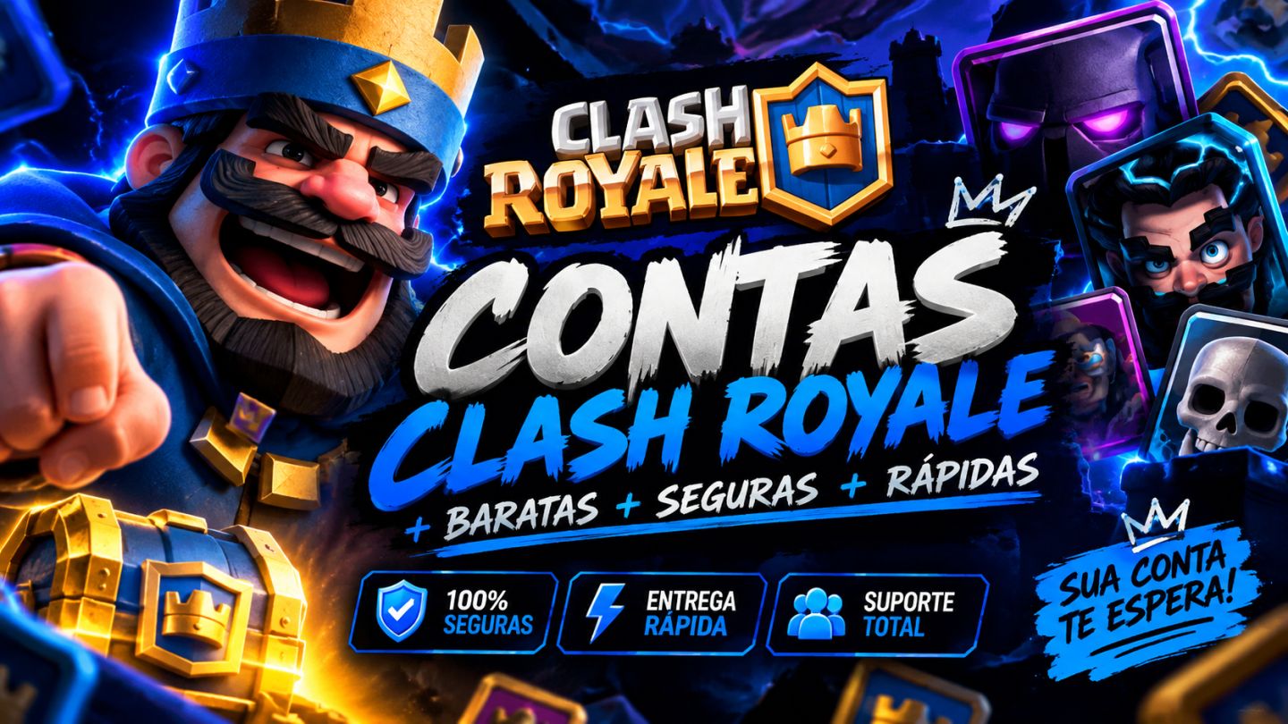 Contas Clash Royale | MELHOR PREÇO