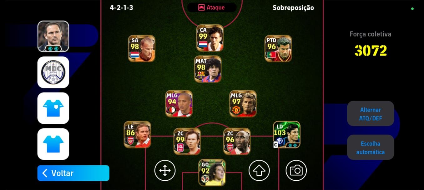 CONTA RARA DESDE DO PES 2020, TIME FULL ICONE/ LEGEND E COMPLETA.