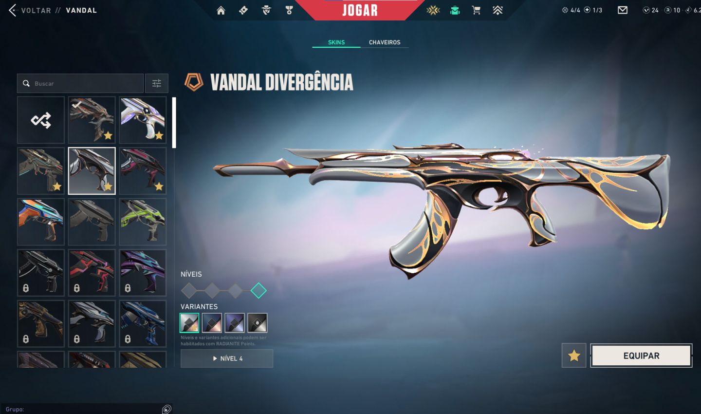 CONTA FULL ACESSO VALORANT + SKINS