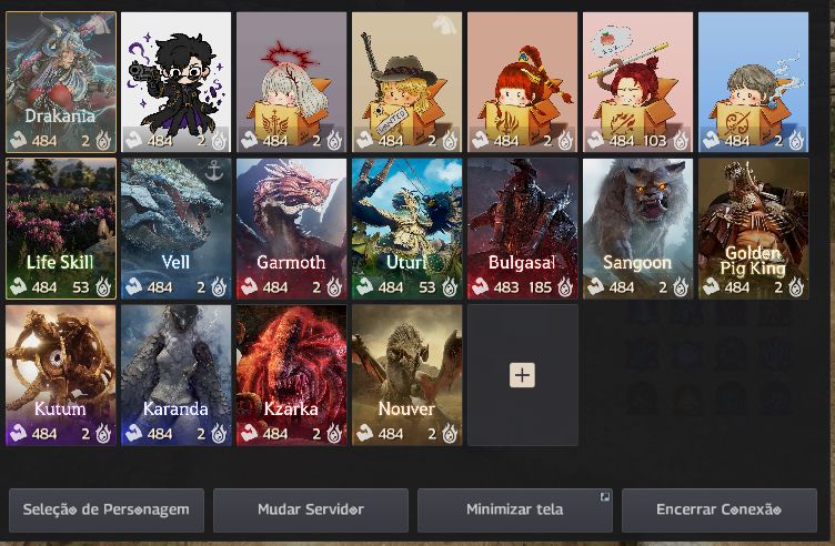 CONTA END GAME BLACK DESERT SA 851 GS