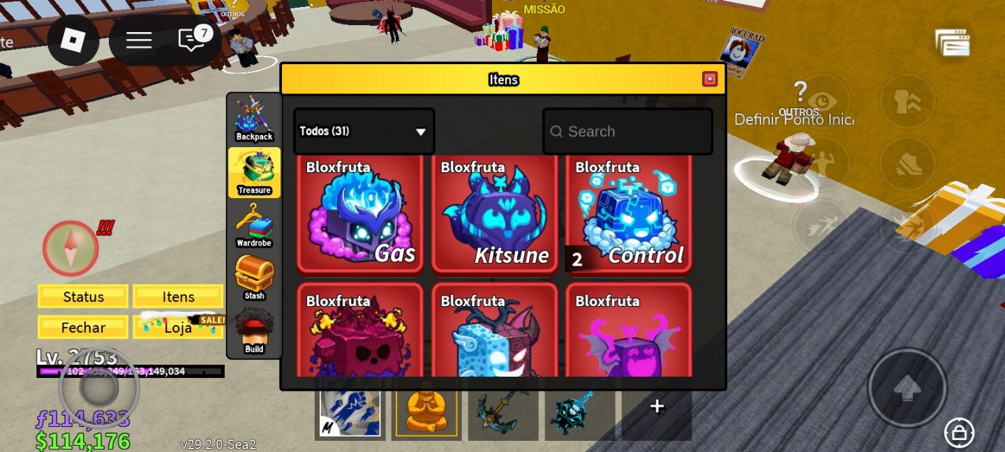 CONTROL / ESPIRIT / YETI / TIGER] BLOX FRUITS - FRUTAS FISICAS!