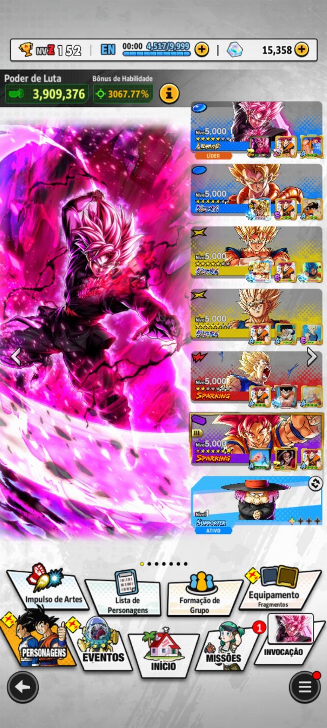 Conta Dragon ball legends muito top veja a descrição