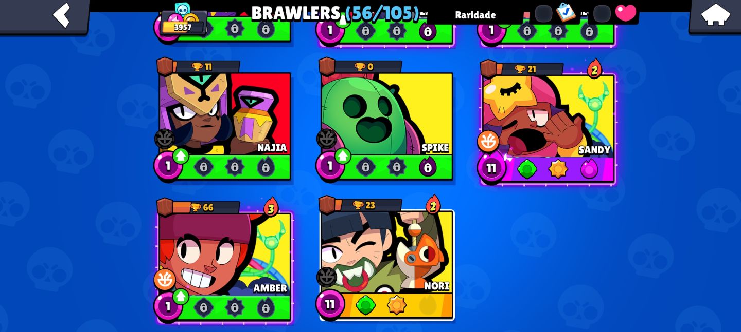 Conta Brawl Stars| Super barato|com ótimos personagens e muito recursos.