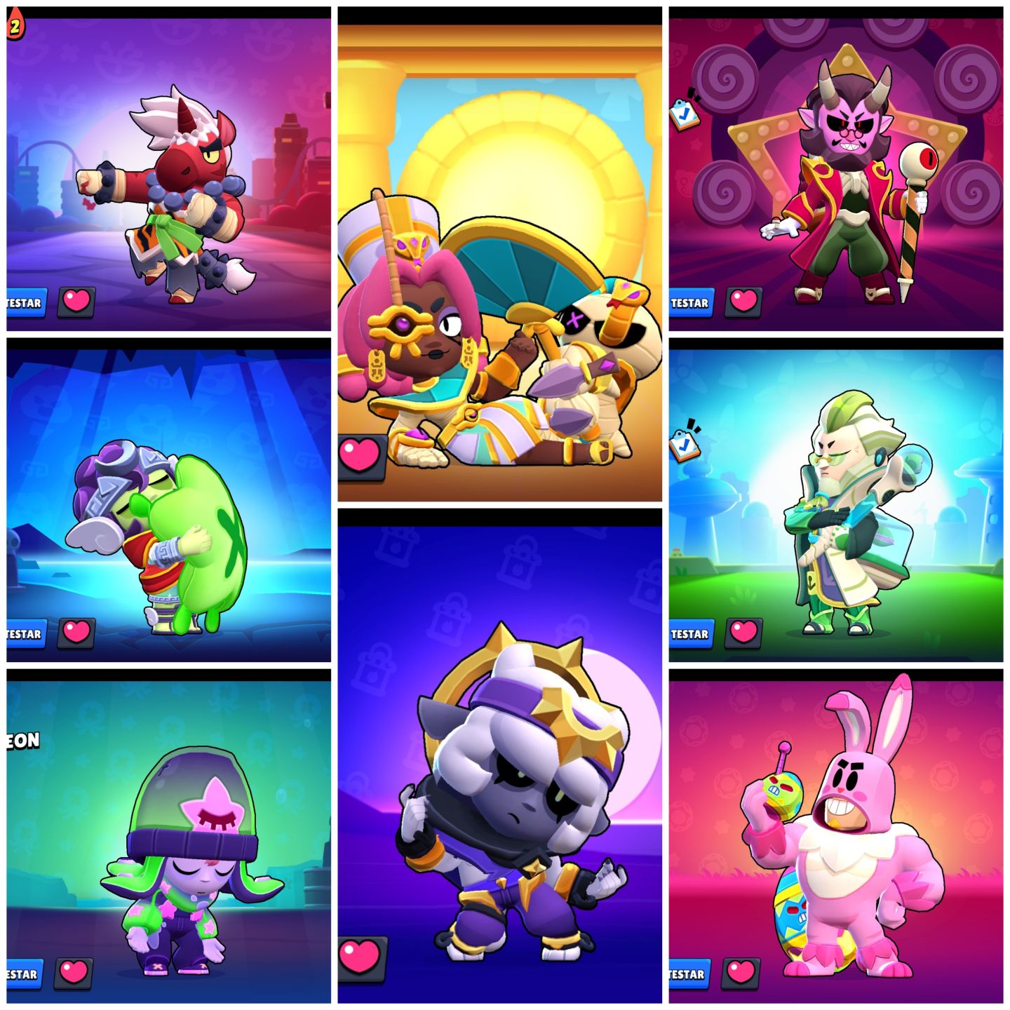 Conta Brawl Stars Smurf (4 passes completos e skins)