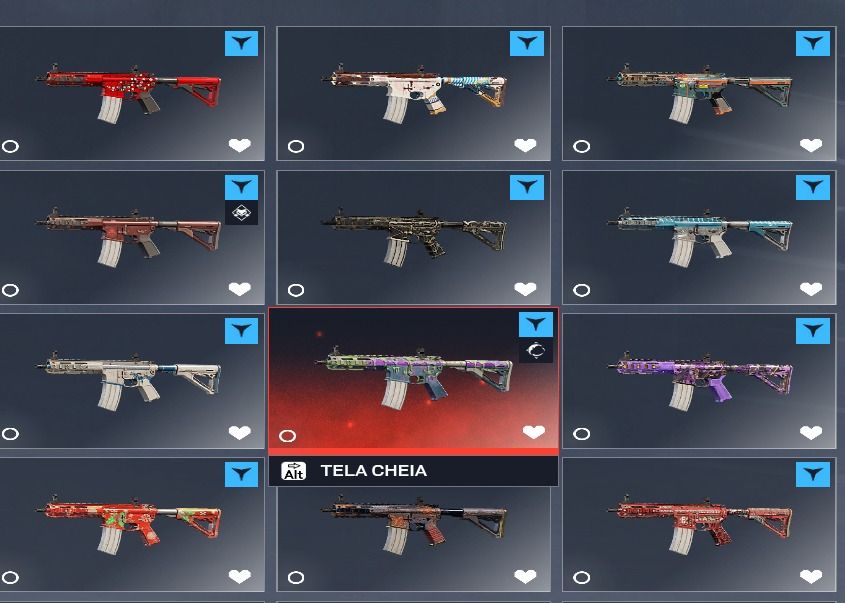 Conta antiga de R6 LVL 975