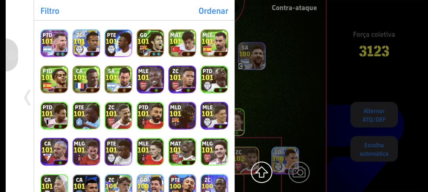 Conta Efootball com Cartas Especiais!! chama!!