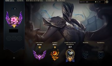 CONTA LOL MESTRE COM KAYLE PRATEADA UMA DAS SKINS MAIS RARAS DO JOGO PRA COLEÇÃO