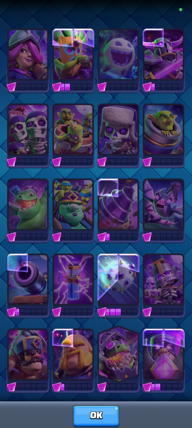 Conta de clash Royale gemada no preço/ com vários itens raros