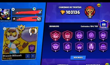 Conta Brawl Stars 100k Pra focar rankeada