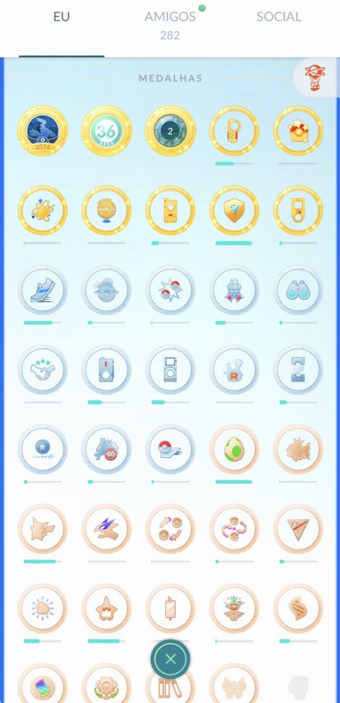 Conta Pokémon Go Level 46 - 2016 | 10 LENDÁRIOS