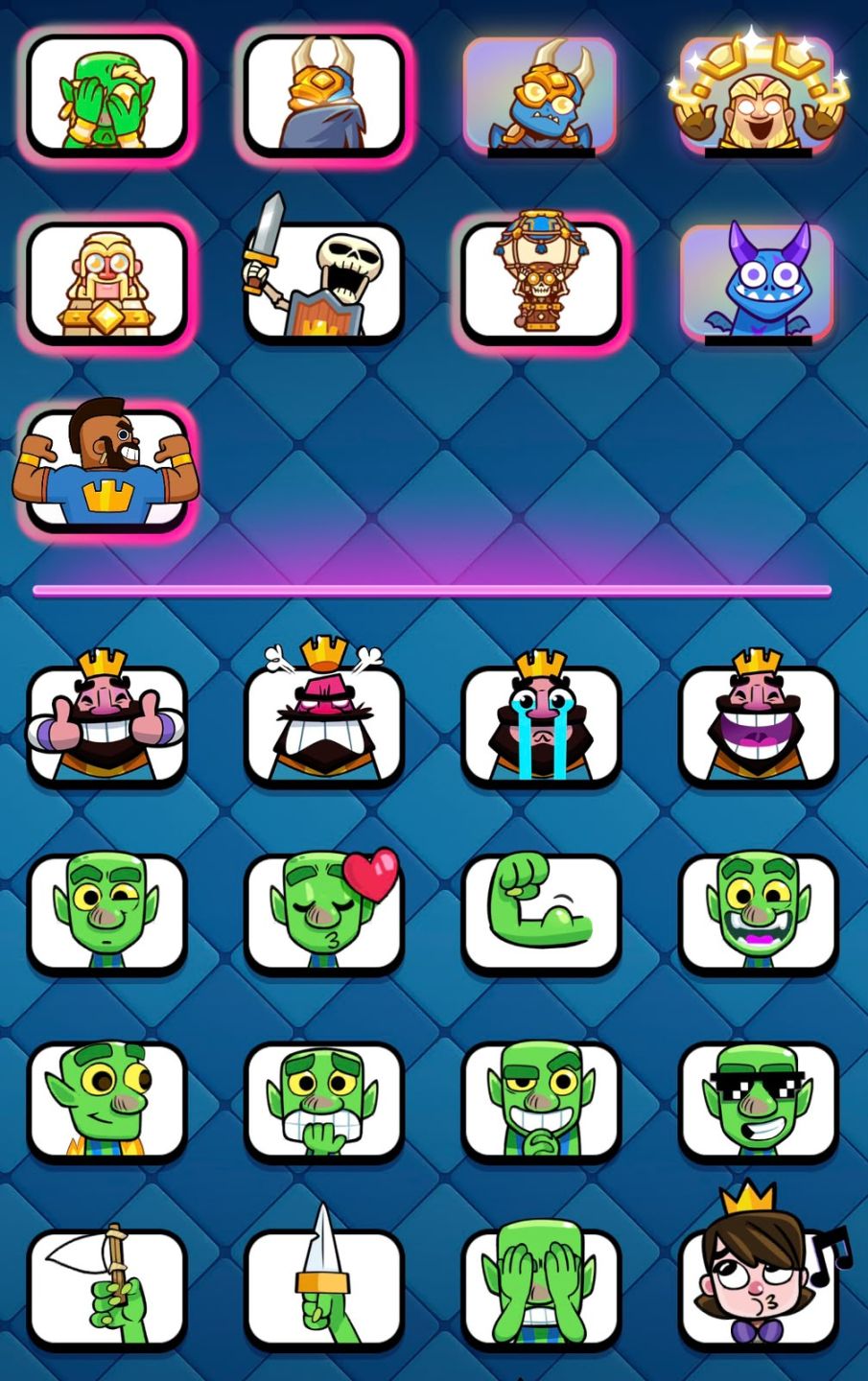 CONTA DE CLASH ROYALE / NÍVEL DE COLEÇÃO 2286 / TODAS EVOS E HERÓIS
