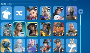 Conta fortnite tryhard /100+ skins e picaretas tryhards