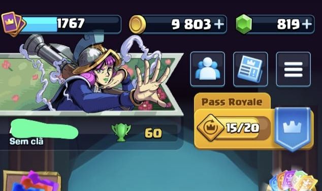 Conta clash royale 14k troféus, nv16 FULL ACESSO