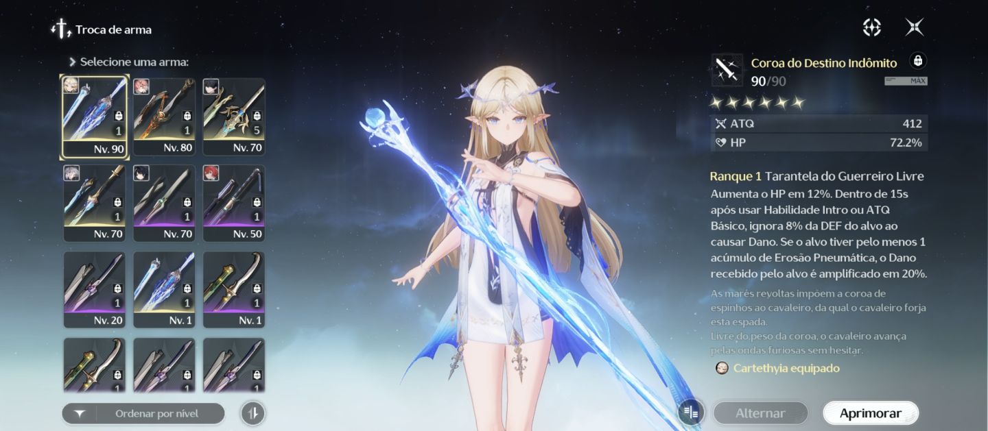 (Lvl 71) - ZANI C3 R2 + CARTETHYIA C2 R2 (10+ 5 estrelas limitado MAPA 100%)