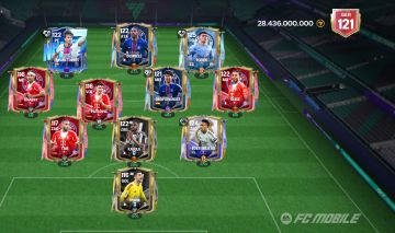CONTA FC MOBILE GER 121 | ELENCO 28 BI | FODEN 125 + MILITÃO 124