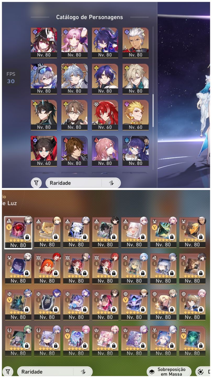 Contas endgame genshin impact e honkai starrail muito boas!