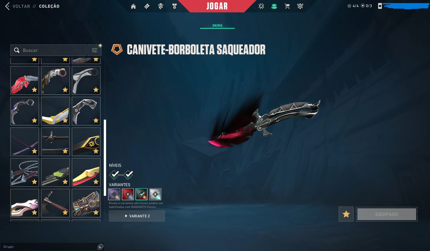 PRA SAIR LOGO Conta Valorant Full Skins Champions ( exceto 2022 )