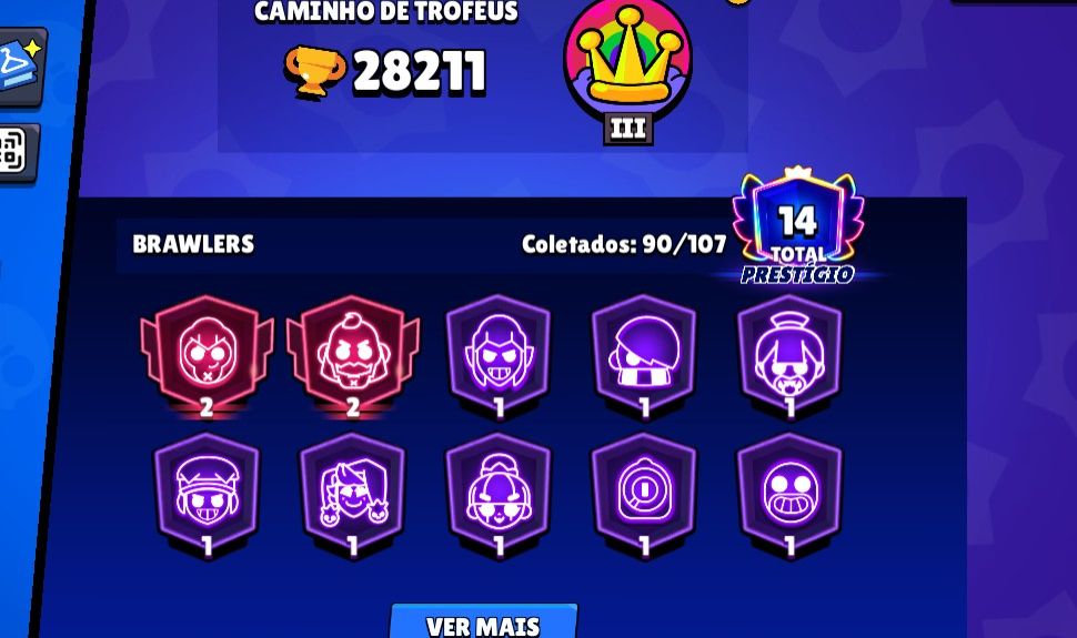 Conta de brawl stars 28k de troféus