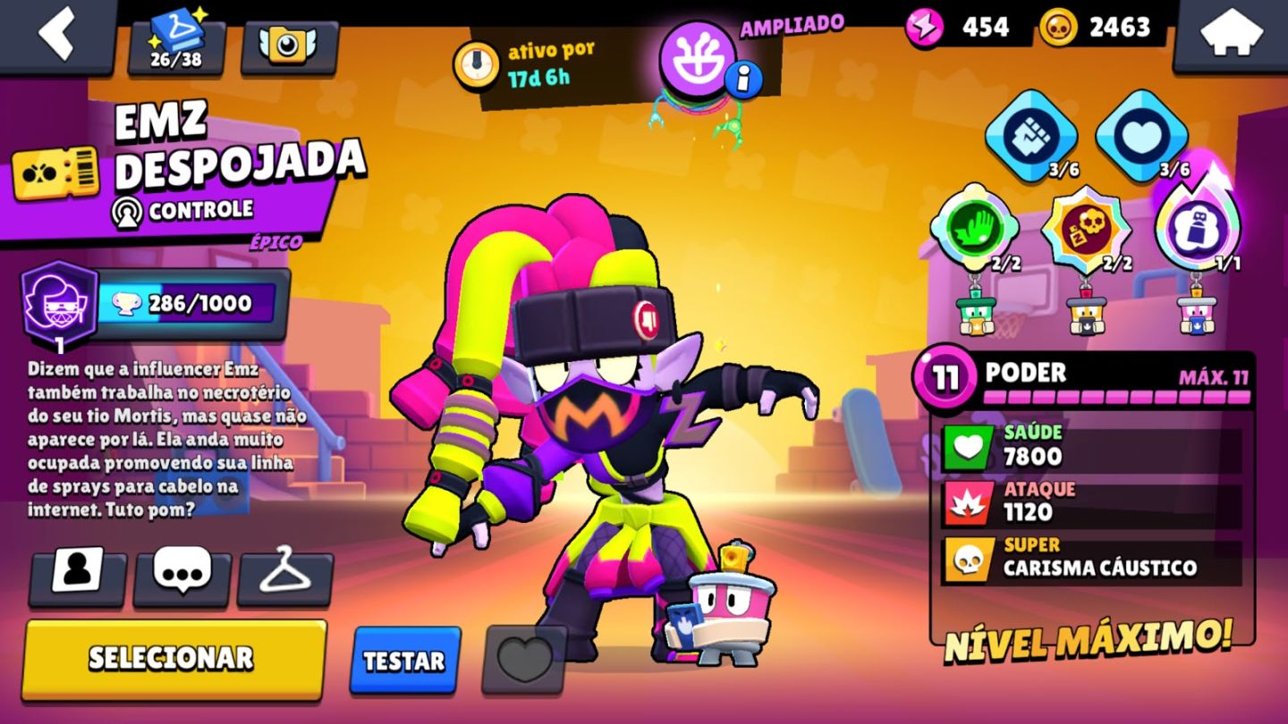 CONTA BRAWL STARS 97K TROFÉUS | +440 SKINS EXCLUSIVAS | TODAS AS HIPERCARGAS