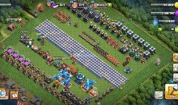 CONTA clash of clans centro de vila lv13 90% full