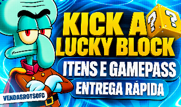 KICK A LUCKY BLOCK - PREÇO DE FORN/OS MAIS BARATOS AQUI!!