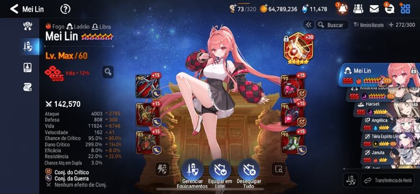 Conta Epic Seven ( E7 ) R&L SSS, Mei Lin SSS