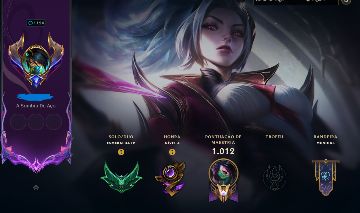 CONTA LEAGUE OF LEGENDS (2016)