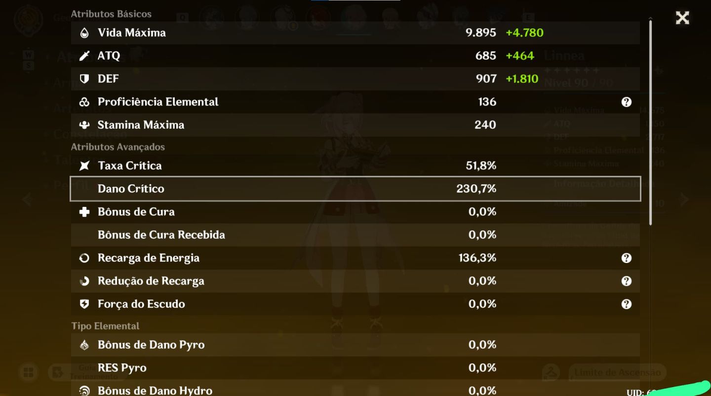 Conta com Odette C1, Vodyanitsa, Linnea C2+Biss, Flins, Mavuika e muito mais!!