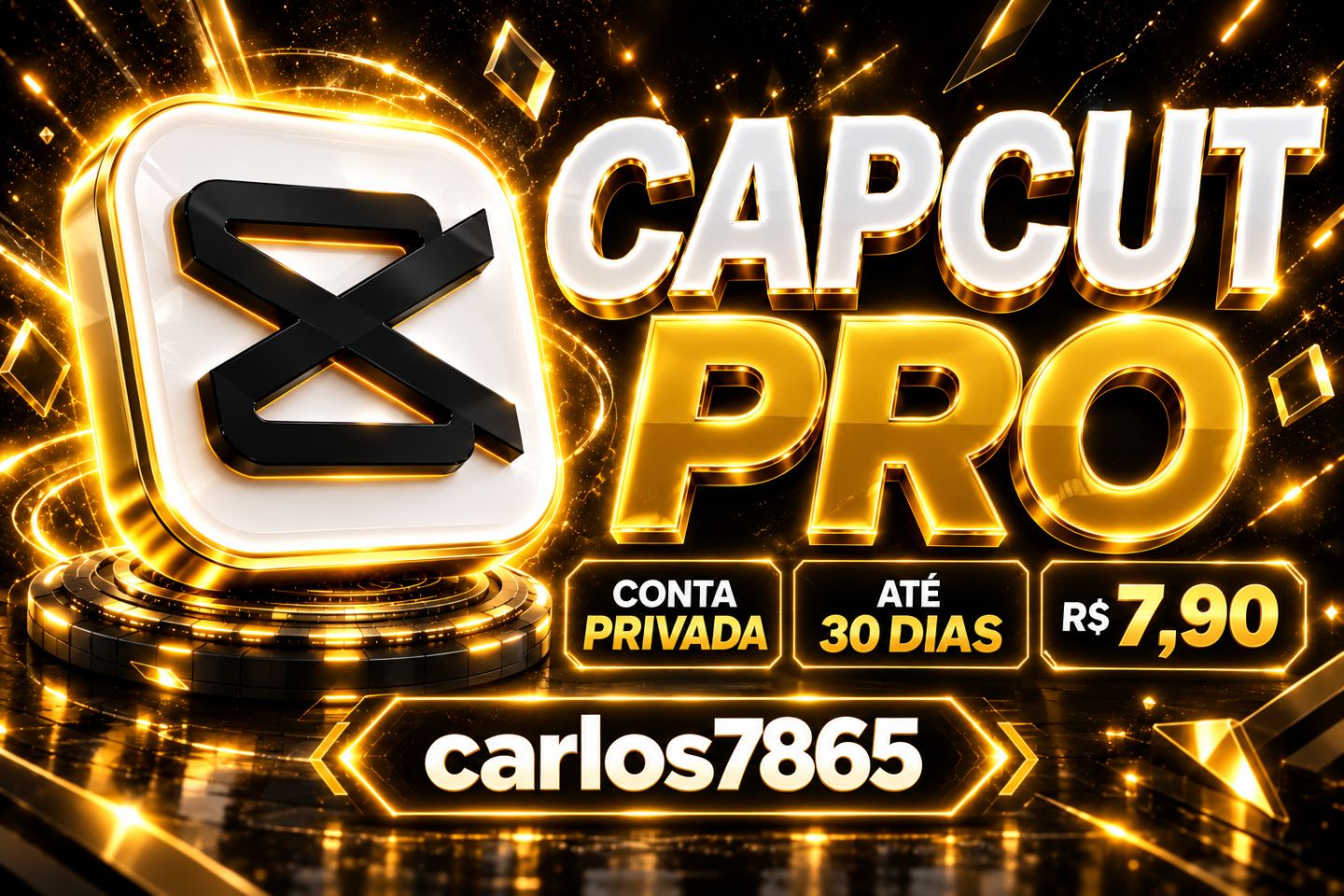 CapCut Pro - 30 Dias de Garantia - Conta privada