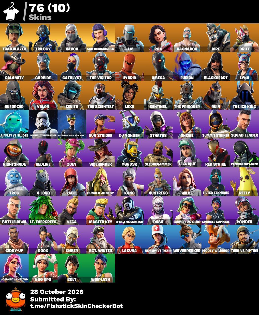 CONTA FORTNITE OG | SKINS RARAS | CONTA ANTIGA | EXCLUSIVA