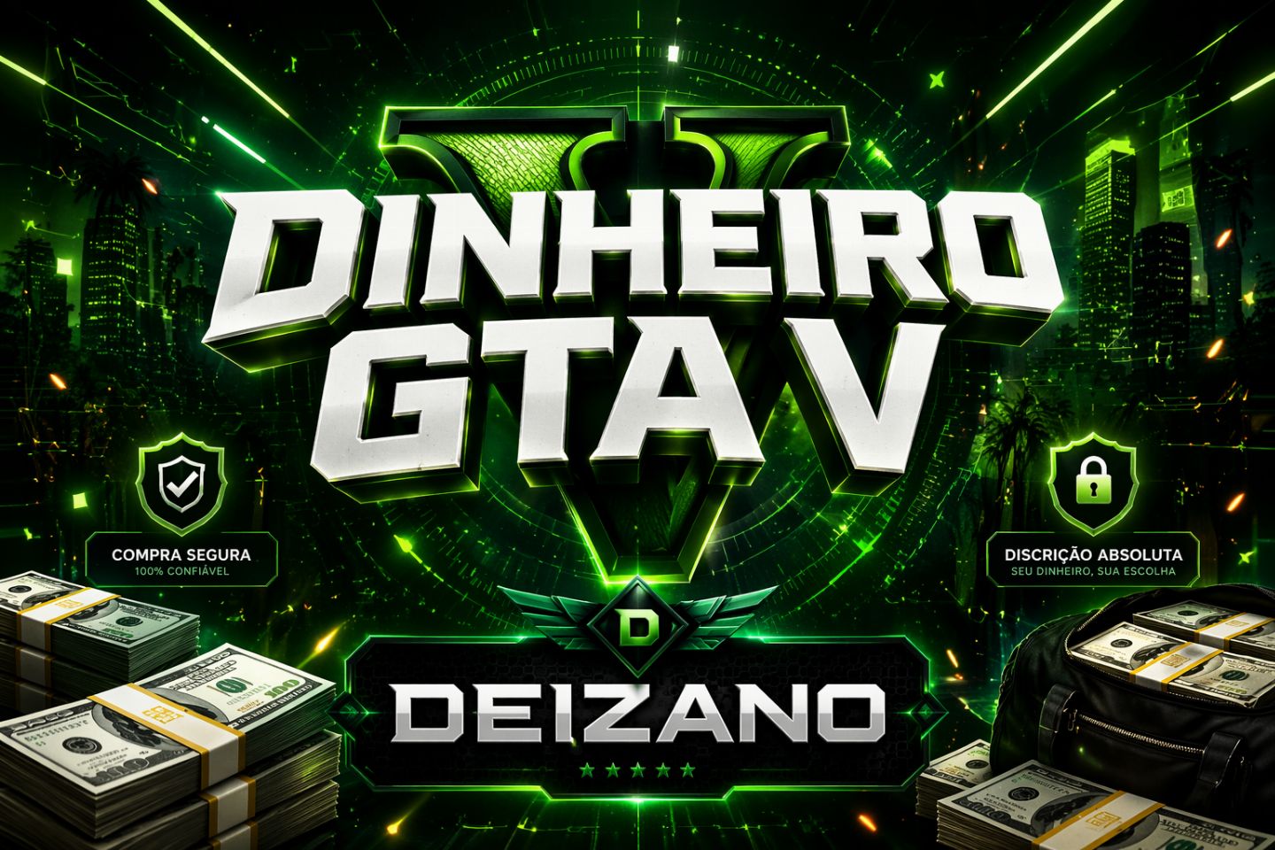 GTA 5 ONLINE (PC) CASH , LEVEL E DESBLOQUEIOS .
