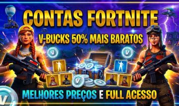 V BUCKS MAIS BARATOS EM FORMA DE CONTA FORTNITE COM V BUCKS + SKIN
