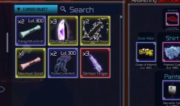 Items de Jujutsu Infinite