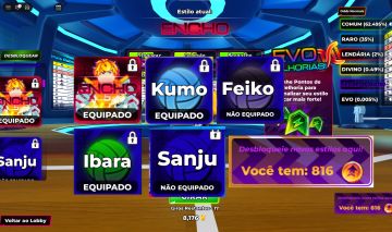 CONTA | 800 LUCK SPINS + ENCHO + FEIKO + KUMO + IBARA + SANU |VOLLEYBALL LEGENDS
