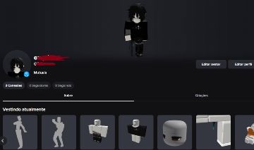 Conta de roblox com KORBLOX...