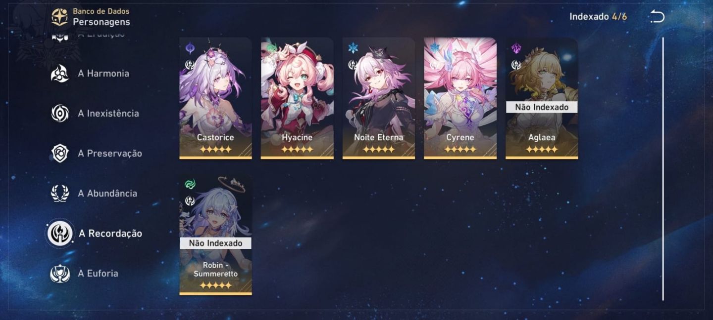 Conta AR70 end game, personagens t5 buildados