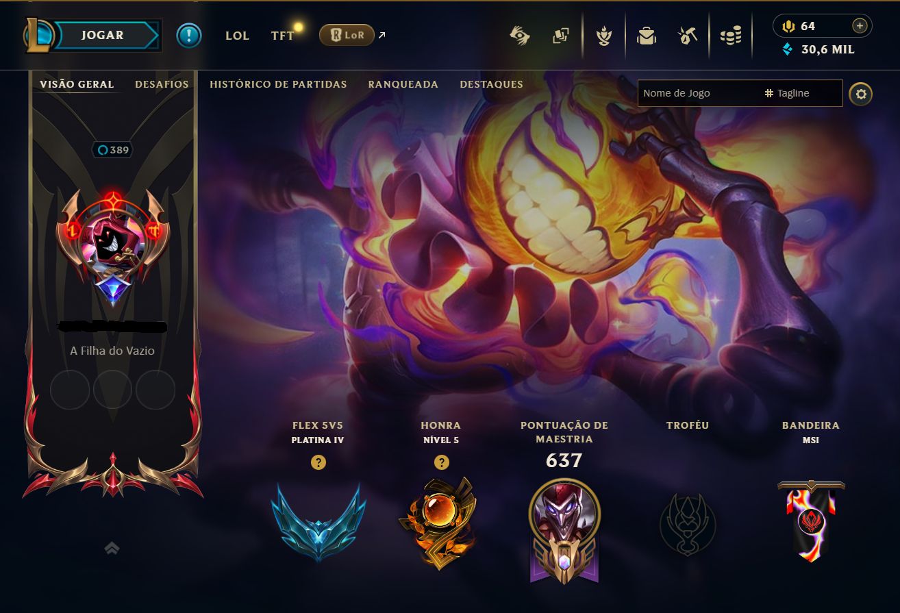 Conta League Of Legends Diamond 3 + Pax Sivir + Full Acesso + Recuperação