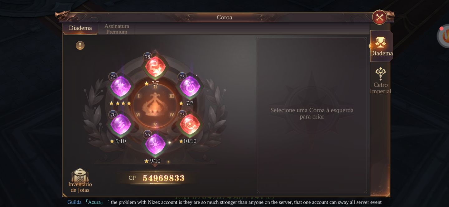 Conta Mu dark epoch top Elfa rank 1 2.3b de cp tier 10 top level