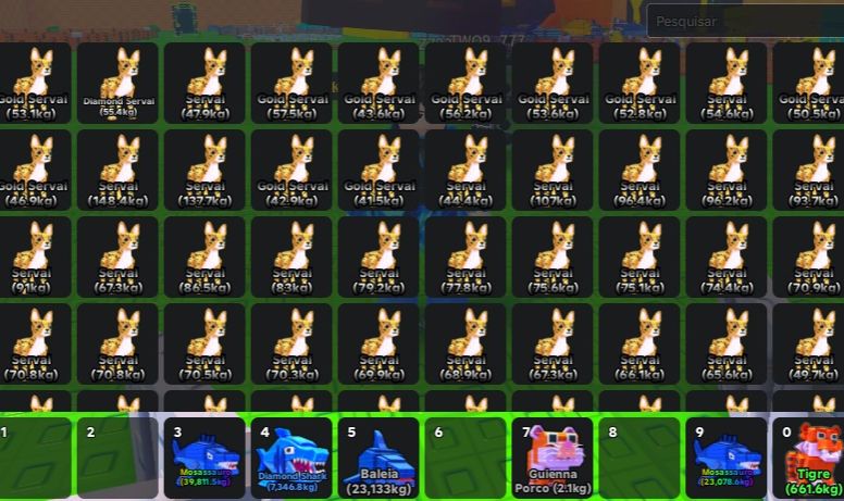 Conta Serval Jogo do luan Clash War com 200k a 299k/s