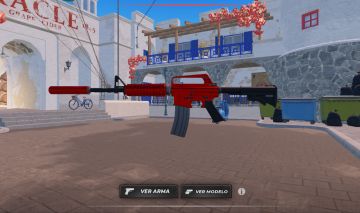M4A1-S. Red Anodized
