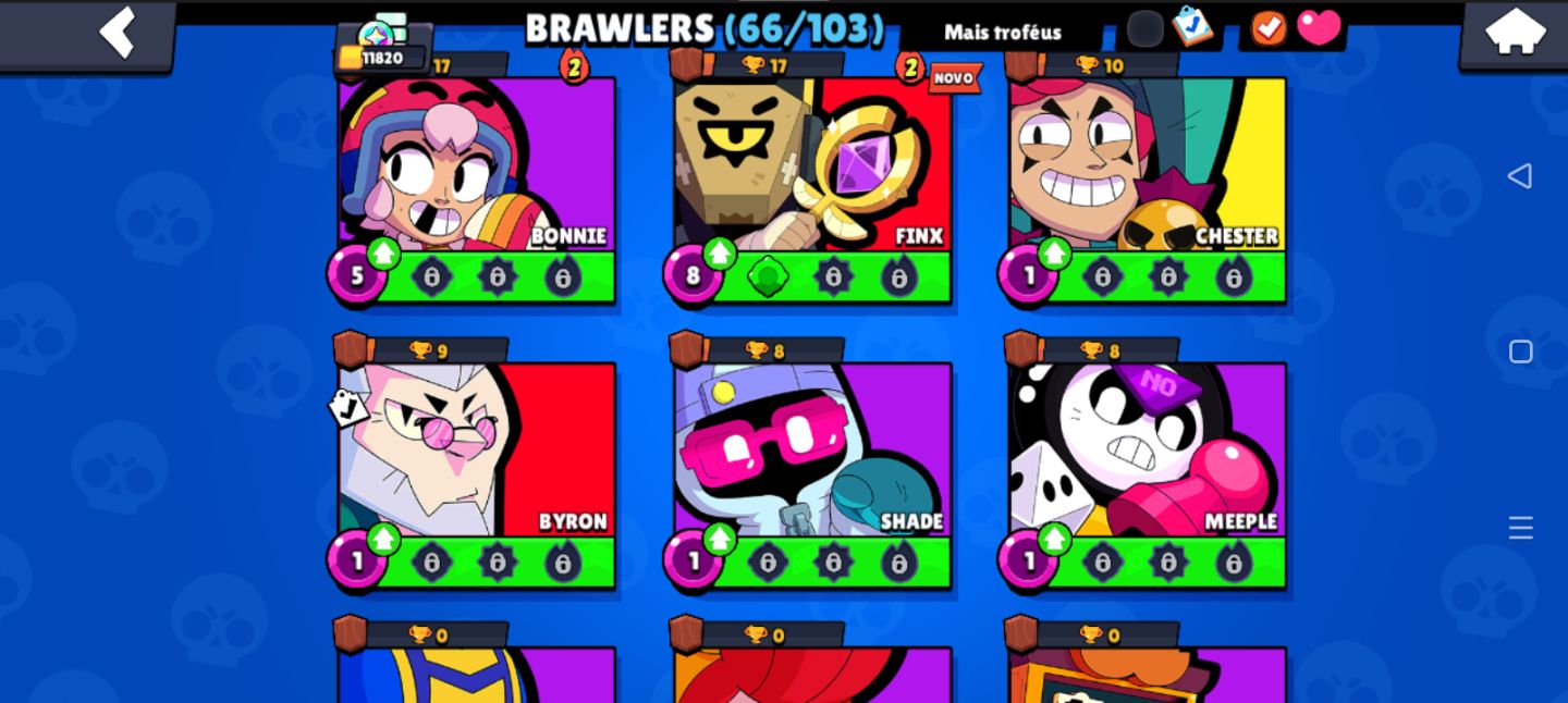 PROMOÇÃO CONTA BRAWL STARS | 67 BRAWLERS | 11.8K TROFÉUS | 7 P11
