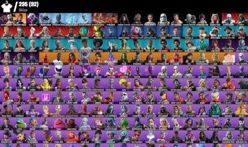 Conta fortnite com 295 skins!